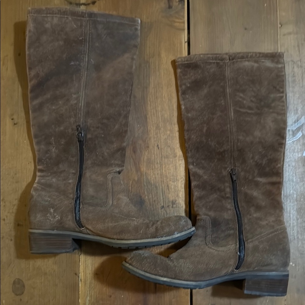 Franco Sarto Brown Suede Boots Size 9M